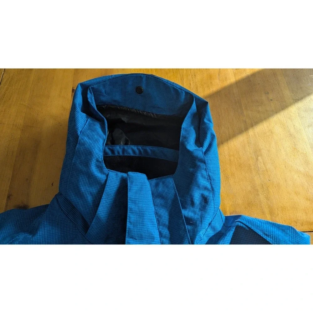 Men's Blue Ripzone Micro-Lite Waterproof Hooded Ski Snowboard Jacket‎